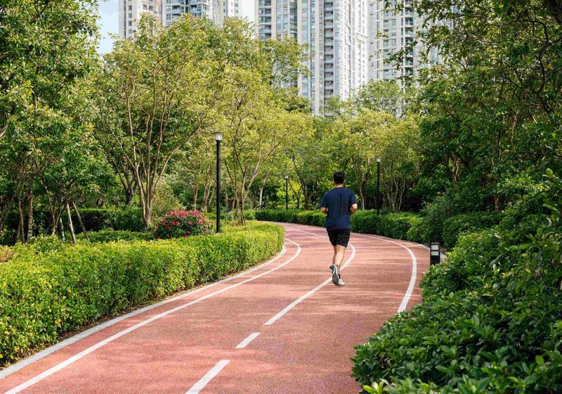 Jogging track at Nikoo Homes 9