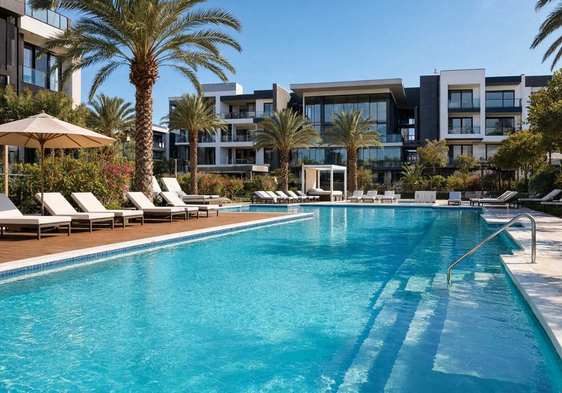 Swimming pool at Nikoo Homes 9